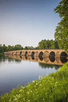 Sweden, Varmland, Karlstad, bridge, longest stone arch bridge in Sweden, built 1797 Sweden, Varmland, Karlstad, bridge, longest stone arch bridge in Sweden, built 1797