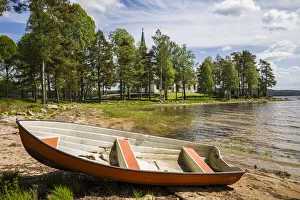 Sweden, Varmland, Vastra Fagelvik, small boat Sweden, Varmland, Vastra Fagelvik, small boat