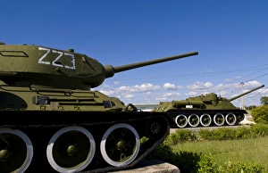 Tanks of museum of Playa Giron war over USA in Bay of Pigs Cuba Tanks of museum of Playa Giron war over USA in Bay of Pigs Cuba