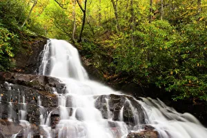 Tennessee, Great Smoky Mountains National Park, Laurel Falls Tennessee, Great Smoky Mountains National Park, Laurel Falls
