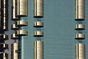 UAE, Dubai. Detail of Ahmed Abdul Rahim al Attar Tower UAE, Dubai. Detail of Ahmed Abdul Rahim al Attar Tower