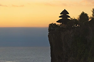 Uluwatu Temple on the cliff, Bali island, Indonesia Uluwatu Temple on the cliff, Bali island, Indonesia