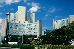 UNO village buildings in Vienna, Austria. austria, austrian, europe, european UNO village buildings in Vienna, Austria. austria, austrian, europe, european