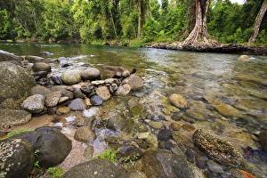 The upper reaches of Babinda Creek is a popular spot for swimming in far north Queensland The upper reaches of Babinda Creek is a popular spot for swimming in far north Queensland