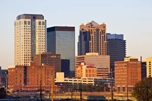 USA, Alabama, Birmingham. City view from the east, sunrise USA, Alabama, Birmingham. City view from the east, sunrise