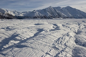 USA, Alaska, Chugach State Park, Aerial view of Matanuska Glacier and Chugach Range USA, Alaska, Chugach State Park, Aerial view of Matanuska Glacier and Chugach Range