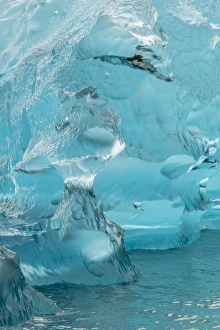 USA, Alaska, Endicott Arm. Detail of iceberg shapes USA, Alaska, Endicott Arm. Detail of iceberg shapes