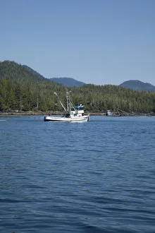 USA, Alaska, Ketchikan area, seiner fishing boat USA, Alaska, Ketchikan area, seiner fishing boat