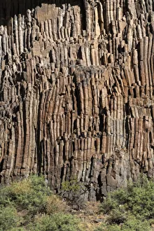USA, Arizona. Columnar basalt along the Colorado River, Grand Canyon National Park USA, Arizona. Columnar basalt along the Colorado River, Grand Canyon National Park