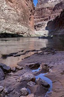 USA, Arizona. Float trip down the Colorado River, near Redwall Cavern USA, Arizona. Float trip down the Colorado River, near Redwall Cavern