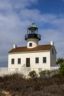 USA, California, Cabrillo National Monument, Old Point Loma Lighthouse USA, California, Cabrillo National Monument, Old Point Loma Lighthouse