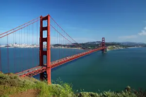 Bridge Prints: USA, California, San Francisco - Golden Gate Bridge Print
