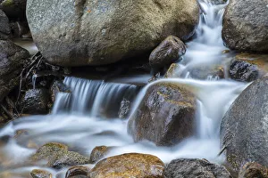 USA, Colorado, Mt. Evans. Chicago Creek cascade USA, Colorado, Mt. Evans. Chicago Creek cascade