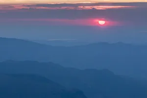 USA, Colorado, Mt. Evans. Smoky sunrise. Credit as: Cathy and Gordon Illg / Jaynes USA, Colorado, Mt. Evans. Smoky sunrise. Credit as: Cathy and Gordon Illg / Jaynes