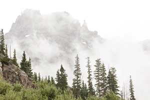 USA, Colorado, Potosi Peak. Foggy mountain scenic USA, Colorado, Potosi Peak. Foggy mountain scenic