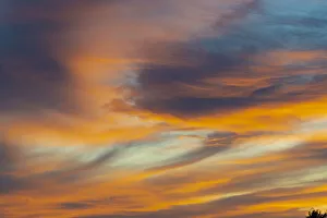 USA, Idaho. Backlit Cirrus Clouds can make a magnificent sunset USA, Idaho. Backlit Cirrus Clouds can make a magnificent sunset