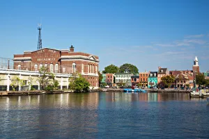 USA, Maryland, Baltimore. Fells Point, buildings on Thames Street USA, Maryland, Baltimore. Fells Point, buildings on Thames Street