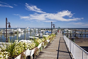 USA, Maryland, Chesapeake Beach. Western Shore of Chesapeake Bay, marina USA, Maryland, Chesapeake Beach. Western Shore of Chesapeake Bay, marina