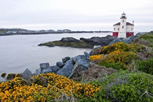 USA, Oregon, Bandon, Coquille River Lighthouse USA, Oregon, Bandon, Coquille River Lighthouse
