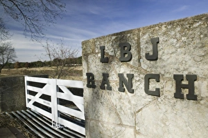 USA, TEXAS, Hill Country, Johnson City: LBJ Ranch, Former Texas White House of President USA, TEXAS, Hill Country, Johnson City: LBJ Ranch, Former Texas White House of President
