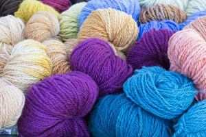 USA, Washington, Seabeck. Balls of colorful yarn USA, Washington, Seabeck. Balls of colorful yarn