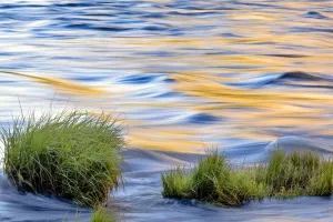 Yosemite National Park Sunset Prints: Sunset reflection on Merced River, Yosemite National Park, California