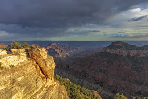 View from Bright Angel Point on the North Rim of Grand Canyon National Park, Arizona, USA View from Bright Angel Point on the North Rim of Grand Canyon National Park, Arizona, USA