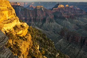 View from Bright Angel Point on the North Rim of Grand Canyon National Park, Arizona, USA View from Bright Angel Point on the North Rim of Grand Canyon National Park, Arizona, USA