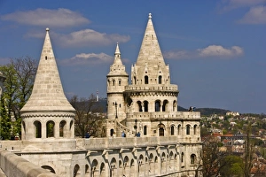 Budapest Castle Hill Prints: A view of Budapest from Castle Hill