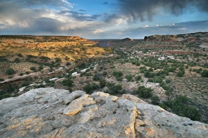 View from the canyon rim, Island in the sky district, Canyonlands National Park, Utah View from the canyon rim, Island in the sky district, Canyonlands National Park, Utah
