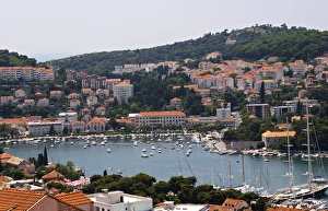 View over the harbour and the modern part of the city. Luka Gruz harbour View over the harbour and the modern part of the city. Luka Gruz harbour