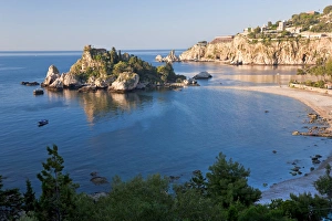 View of Isola Bella island, Taormina, Sicily, Italy View of Isola Bella island, Taormina, Sicily, Italy