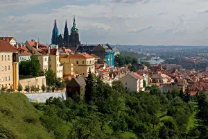 View of Saint Vituss Cathedral, Prague, Czech Republic View of Saint Vituss Cathedral, Prague, Czech Republic