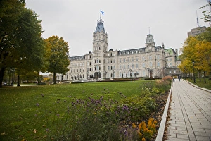 A view of upper Quebec City. The Parlament Building A view of upper Quebec City. The Parlament Building