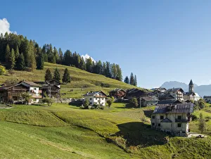 Village Sappade, traditional alpine architecture in valley Val Biois, Italy Village Sappade, traditional alpine architecture in valley Val Biois, Italy