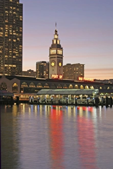 Waterfront Ferry Building, 2009, San Francisco California Waterfront Ferry Building, 2009, San Francisco California