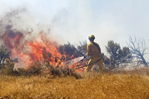 Wildfire south of the city of Boise, Idaho, USA Wildfire south of the city of Boise, Idaho, USA