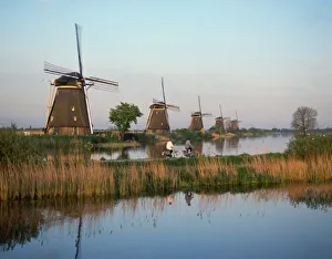 Kinderdijk UNESCO Site Prints: Windmills, Kinderdijk, Netherlands