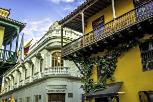 Wonderful Spanish colonial architecture is a confection in the Old City, Cuidad Vieja Wonderful Spanish colonial architecture is a confection in the Old City, Cuidad Vieja