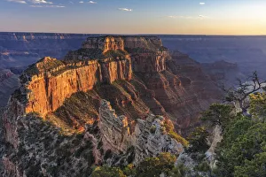 Wotans Throne at Cape Royal on the North Rim in Grand Canyon National Park, Arizona, USA Wotans Throne at Cape Royal on the North Rim in Grand Canyon National Park, Arizona, USA