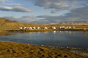 Mongolian Yurt Camp Prints: Yurt camp