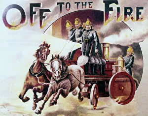 London Fire Brigade - 19th Century - Horse-drawn steam pump London Fire Brigade - 19th Century - Horse-drawn steam pump