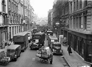Traffic congestion, Covent Garden, London WC2 Traffic congestion, Covent Garden, London WC2