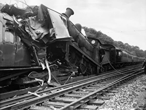 Train collision, Maze Hill Station, SE London Train collision, Maze Hill Station, SE London