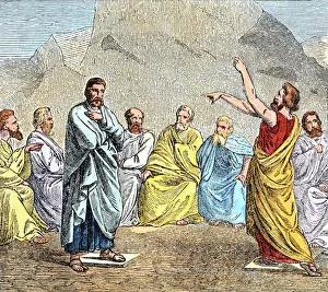 Aeropagus debating in ancient Athens Aeropagus debating in ancient Athens