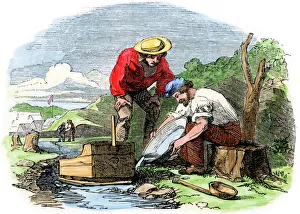 Australian Gold Rush prospectors, 1850s Australian Gold Rush prospectors, 1850s
