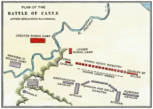 Battle of Cannae plan, 216 BC