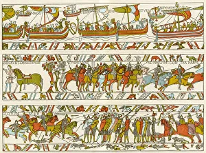 Popular themes/soldiers/bayeaux tapestry portraying norman conquest Popular themes/soldiers/bayeaux tapestry portraying norman conquest