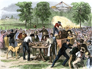 Brennan Society picnic, New York City, 1800s Brennan Society picnic, New York City, 1800s