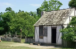 Colonial house at Charles Towne Landing, South Carolina Colonial house at Charles Towne Landing, South Carolina